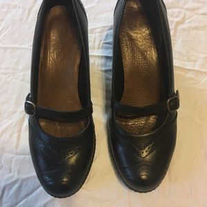 Black Maryjane style dress shoe